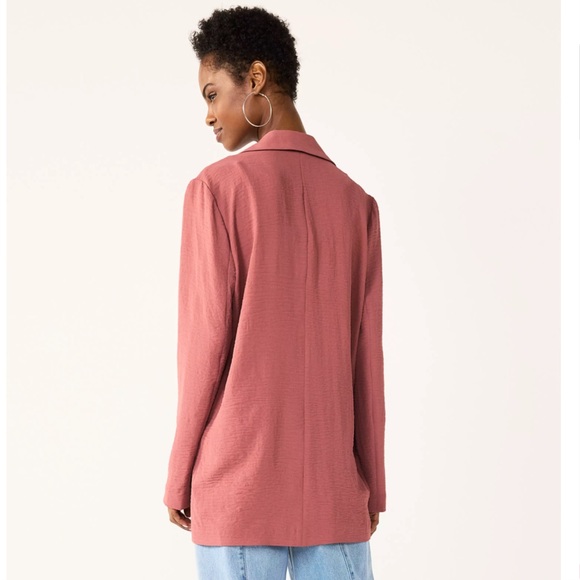 *NWT* Juniors' SO® Oversized Lightweight Blazer - Mauve - Size M - Picture 15 of 15